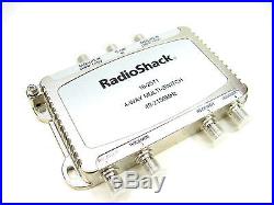 NEW Radioshack Satellite Passive 4 Way Multi Switch. 16-2571