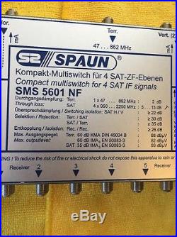 NOS SPAUN SMS 5601 NF 4x6 SATELLITE MULTISWITCH