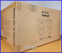 New! Klipsch Reference Premiere RP-500SA II Ebony Atmos Home Theater Speakers