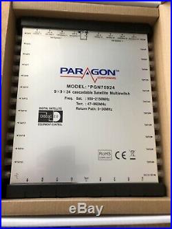 Paragon PGN75924 Satellite/TV Multi Switch 9x24 New In Box