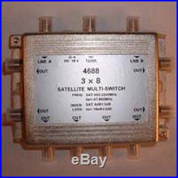 Philmore Satellite Multi-Switch 3 Inputs X 8 Outputs 4688