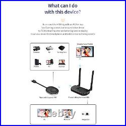 Plug Play 4K Wireless HDMI Video Transmitter Receiver Projector Switch PC TV r