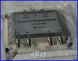 Quest NHA-3401 3x4 Satellite Voltage Controlled Multi Switch Module BRAND NEW