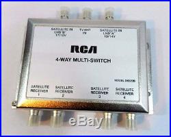 RCA Digital Satellite Distribution Multi-Switch (Passive / 4-Way) D6520B