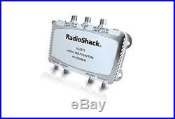 Radio Shack Satellite Passive 4 way Multi Switch for dual. New -Free Shipping