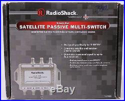 RadioShack Satellite Passive 3-In/4-Out Multi-Switch for DirecTV #16-985