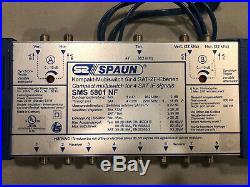 SPAUN SMS5801NF COMPACT 4x6 POWERED SATELLITE MULTISWITCH