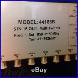 Satellite 44165B Multiswitch 5 In 16 Out