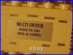 Satellite Multi Switch Model 5004 Freq 40-2200mhz