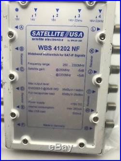 Satellite USA WBS 41202 NF Wideband Multiswitch for SAT-IF Signals