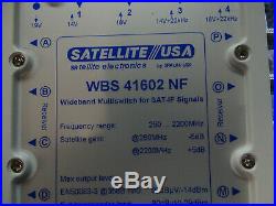 Satellite USA WBS41602NF DirecTV 16-Way 5 LNB MultiSwitch with Power Supply