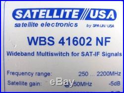 Satellite USA WBS41602NF Wide Band Satellite Multiswitch Ka/Ku 4x16 DirecTV