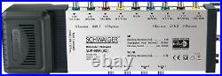 Schwaiger SEW4094531 9 DiSEqC Satellite Multiswitch 4 / Silver