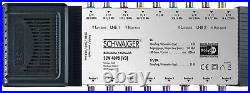 Schwaiger SEW4098531 9/8 DiSEqC Satellite Multiswitch Silver
