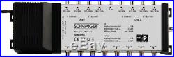 Schwaiger SEW4098531 9 / 8 DiSEqC Satellite Multiswitch Silver