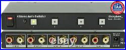 Shinybow SB-5440RL 4x1 41 R/L Stereo Analog RCA Audio Switch Switcher Selector