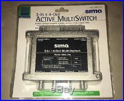 Sima Multiswitch Satellite Amplifier Switch Model SMS-34A