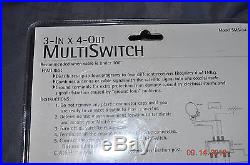 Sima Multiswitch Satellite Amplifier Switch Model SMS-34A