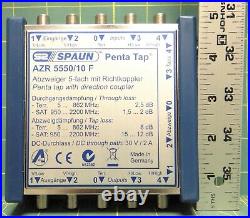 Spaun AZR 5550-10 F Penta Tap with Direction Coupler 5 Way Audio Video Switch