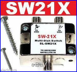 Sw21 Satellite Switch Sw21x Lnb Dish Network Bell Vu 82 91 Hd Multiswitch Tv