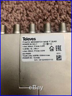 Televes 5x5x8 Nevoswitch Satellite Multiswitch Quad 714413
