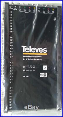 Televes 9x32 Splitter Satellite Multiswitch (Ref 7381)