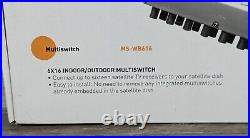 Terk MS-WB616 DIRECTTV Compatible 6x16 Wide-Band Multiswitch New Open Box
