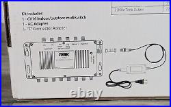 Terk MS-WB616 DIRECTTV Compatible 6x16 Wide-Band Multiswitch New Open Box
