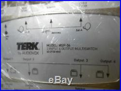 Terk MSP-34 Powered 3x4 Satellite Multiswitch 3 Input 4 Output