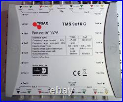 The TRIAX TMS 9 x 16 C is a cascade multiswitch designed for distributing satell