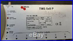 Triax 300338 TMS 5x8 P 8 output satellite TV multiswitch