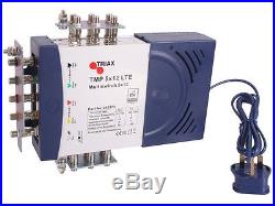 Triax TMP LTE 5 in 12 Out Satellite & Terrestrial Multiswitch Use Quattro LNB