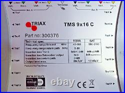 Triax Tms 9x16c Cascade Multiswitch 300376 Digital Frequency Satellite Control