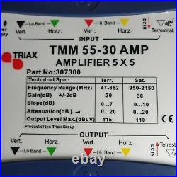 Triaxttm 55-30 Lte Amplifier 5×5 307300 With Earth Bar Satellite Multi Switch