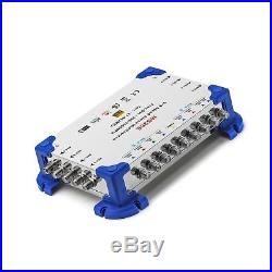 Tuorbot 9 x 8 Satellite Multiswitch Min-Max 9-In/8-Out for FTA Receiver