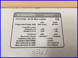 V75-516A VISION 5X16 (16-Way) Satellite Multiswitch