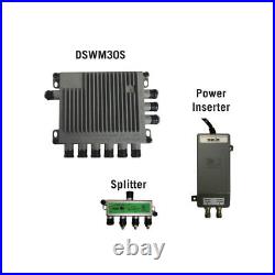 WINEGARD SWM-D30 Satellite TV Antenna Single Wire Multi-Switch Kit With Power I